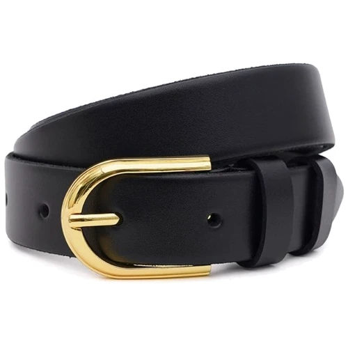 Женский ремень Borsa Leather черный (100v1genw50-black)