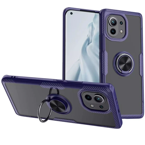 

Tpu Case Tpu Pc Deen CrystalRing Clear/Blue for Xiaomi Mi 11