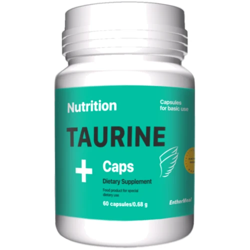 Аминокислота для спорта EntherMeal Taurine+ 60 Capsules