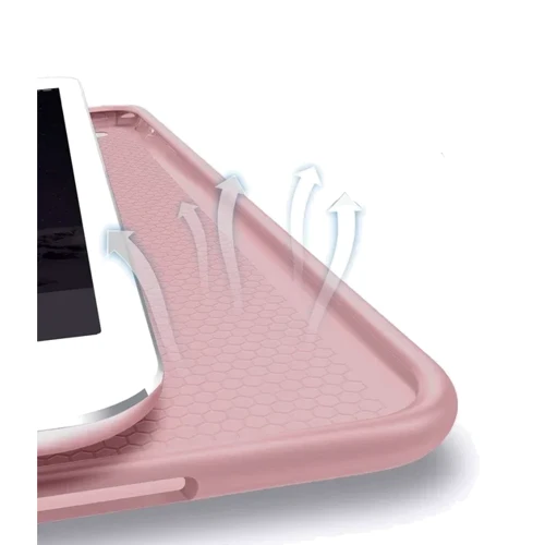 Аксессуар для iPad BeCover Tri Fold Soft TPU Silicone Pink for iPad Air (2020-2025) (711410): Материал искусственная кожа