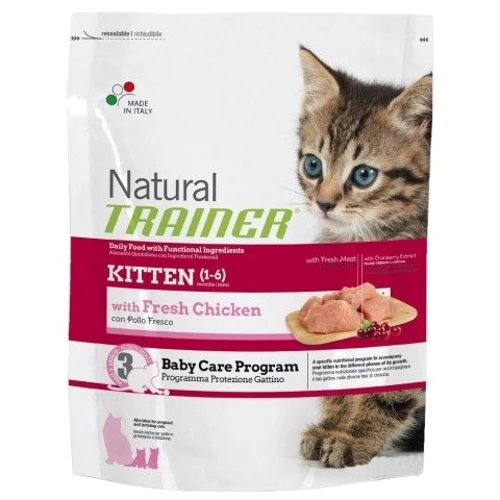 Сухой корм Trainer Natural Super Premium Kitten для котят от 1 до 6 месяцев 0.3 кг (8059149029566 / 8059149230443)