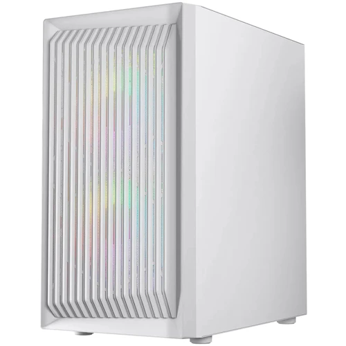 Корпус Logic concept ATOS MESH+GLASS ARGB fans 3x120mm WHITE (AM-ATOS-20-0000000-0002): Форм-фактор материнской платы MicroATX/Mini-ITX