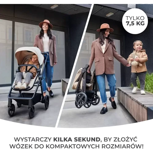 Универсальная коляска 3 в 1 Kinderkraft Newly Classic Black (KSNEWL00BLK3000): Количество блоков 3