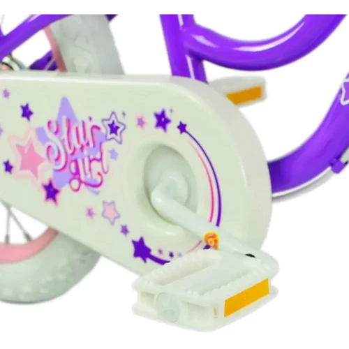 Велосипед RoyalBaby STAR GIRL 16", OFFICIAL UA, фиолетовый: Диаметр колес, дюймов 16
