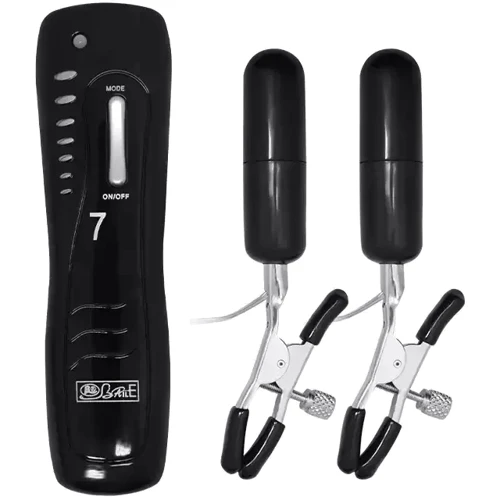 Вибростимулятор для груди BAILE - Vibrating Nipple Clamps (BI-036020)