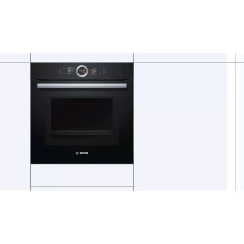 Духова шафа електрична Bosch HMG6764B1: Потужність підключення, Вт 3600