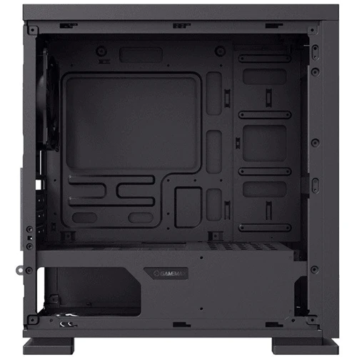Корпус GameMax H605 Expedition Black (EXPEDITION BK): Материал передней панели сталь