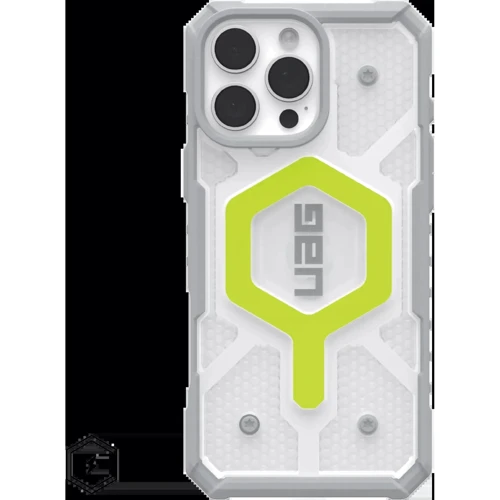 Чехол для iPhone Urban Armor Gear UAG Pathfinder Clear Magsafe Active Neon (114465118181) for iPhone 16 Pro Max