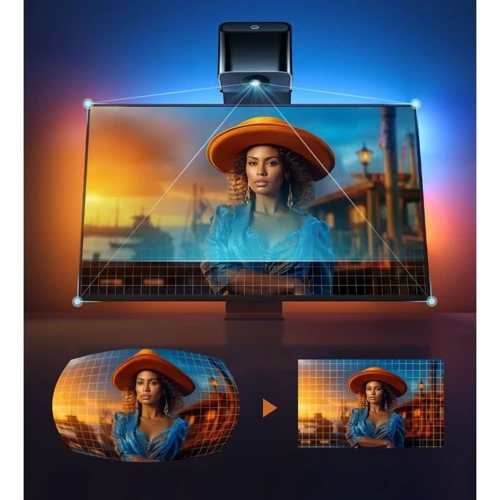 Набір адаптивного підсвічування Govee H6097 TV Backlight 3 Lite 40-50', RGBICW, WI-FI/Bluetooth, чорний (H60973D1)