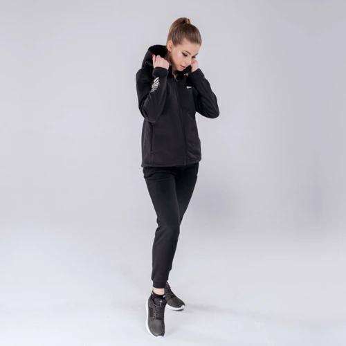 Спортивна кофта Peak FW684058-BLA 46 чорна з капюшоном: Країна виробник Китай