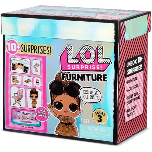 Игровой набор с куклой L.O.L. SURPRISE! серии "Furniture" S2 - КАБИНЕТ ЛЕДИ-БОСС 570042: Особенности Сюрприз