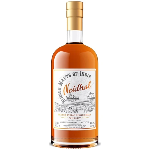 Виски односолодовый Amrut Neidhal Peated Single Malt 46% 0.7 л gift box (BWW5063): Объем, л 0.7