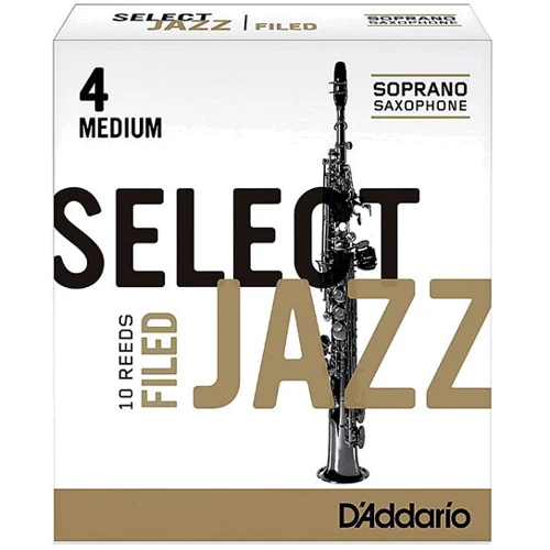 Тростини D`ADDARIO RSF10SSX4M Select Jazz - Soprano Sax 4M - 10 Box: Виробник D'addario