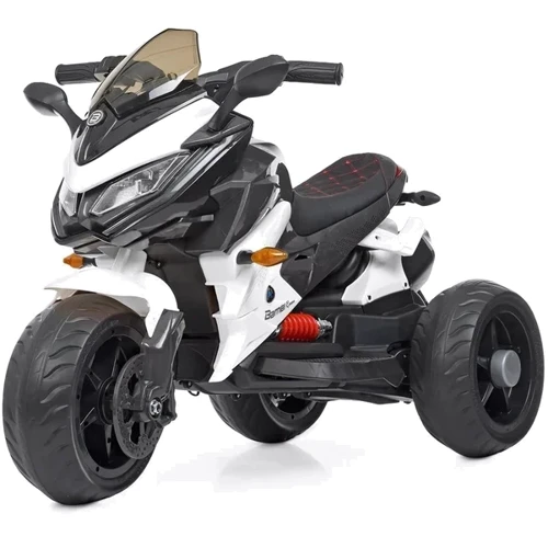 Детский электромотоцикл 3 колесный Bambi Racer белый (M 4274EL-1)