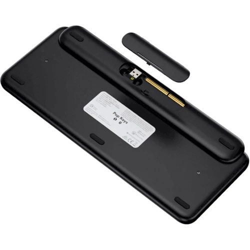 Клавіатура Logitech POP Keys Wireless Mechanical Keyboard Blast Yellow (920-010716): Кількість клавіш 87