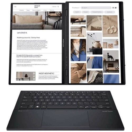 Ноутбук ASUS Zenbook Duo UX8406CA (90NB14X1-M001F0) UA: Оперативная память 32 ГБ