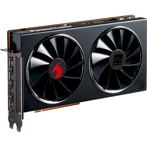 Видеокарта PowerColor Radeon RX 5700 XT Red Dragon 8GB (AXRX 5700XT 8GB D6-3DHR/OC): Объем памяти, Гб 8