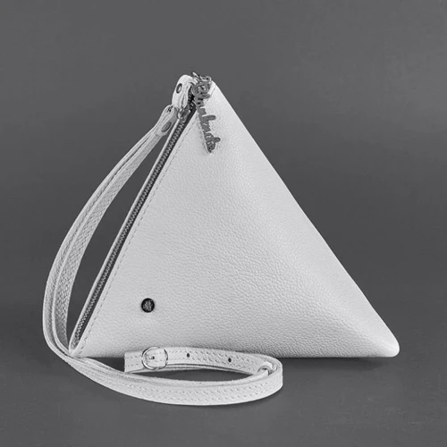 Женский клатч BlankNote белый (BN-BAG-25-white): Материал Натуральная кожа