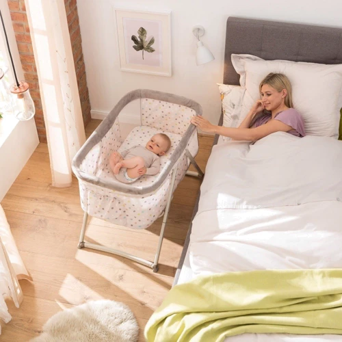 Детская кроватка Hauck Dreamer Multi Dots Sand (60892-0)