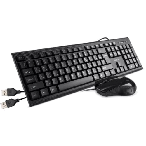 Комплект дротовий Vinga KBS170 Black: Призначення Для ПК