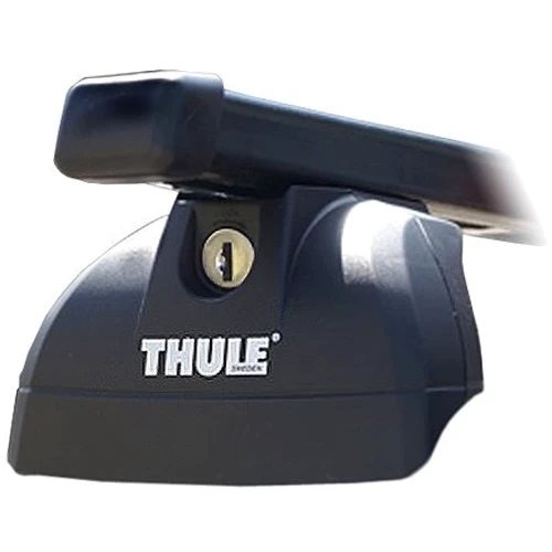 Thule TH-753 SquareBar на дах з інтегрованими рейлінгами: Тип поперечок з чорним пластиковим покриттям