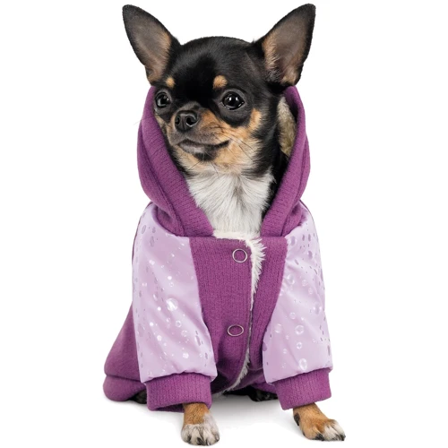 Толстовка Pet Fashion LILAC M (4823082427741): Длина спины 34-36 см