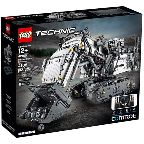 LEGO TECHNIC Екскаватор Liebherr R 9800 (42100)