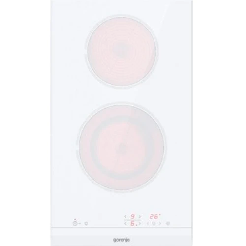 Варильна поверхня Gorenje ECT322WCSC: Розташування панелі фронтальное