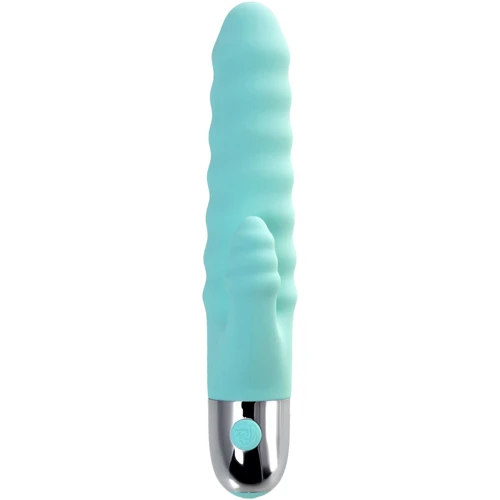 Рельефный вибратор с клиторальной стимуляцией Toyfa Flovetta Flax
