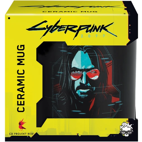 Кружка JINX Cyberpunk 2077 Digital Ghost Ceramic Mug 325 мл фото 3
