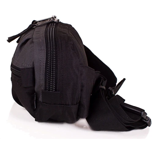 Чоловіча сумка поясна Onepolar сіра (W3001-grey): Фактура матова, Гладка