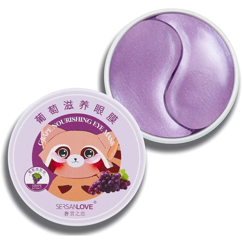 Sersanlove Grape Nourishing Eye Mask Гидрогелевые патчи с экстрактом ягод винограда 60 шт.