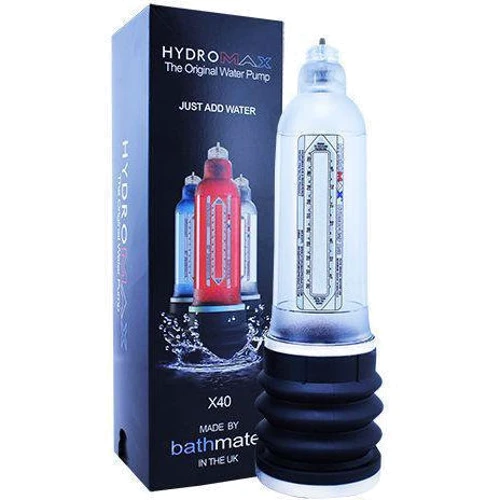 Гидропомпа Bathmate Hydromax 9 Clear, для члена длиной от 18 до 23 см, диаметр до 5,5 см