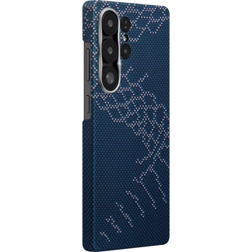 Чехол для телефонов Pitaka Snake Ridge Tactile Woven Case Snowy Day for Samsung S938 Galaxy S25 Ultra: Материал арамид