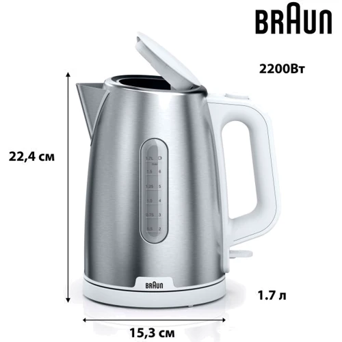 Електрочайник Braun WK 1500 WH фото 6