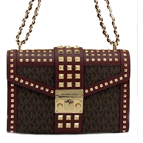 Жіноча сумка крос боді Michael Kors коричнева (MK0643W)