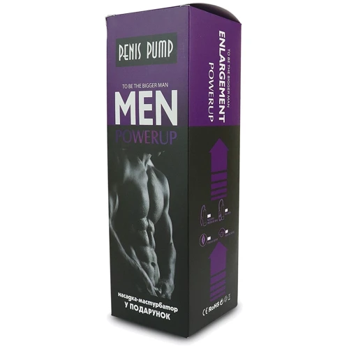 Вакуумная помпа с ручным насосом Men Powerup Blue