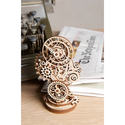 Механічний 3D пазл UGEARS "Стимпанк-годинник" (70093) фото 4