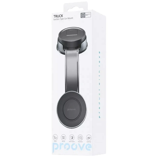Держатель Proove Car Holder Truck Suction Type Car Mount Black (CHPT00000001): Тип автомобильный