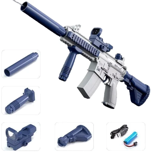 Водяной автомат Water Gun M416 blue (45144) фото 9