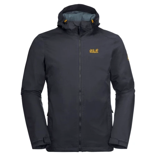 Куртка Jack Wolfskin Frosty Morning JKT M 1113721-6350 46 темно-сіра зимова з капюшоном