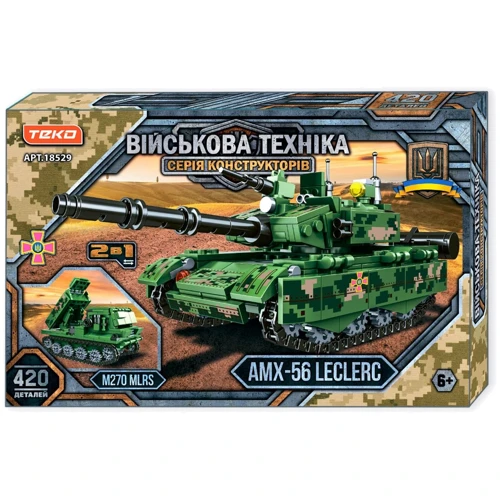 Конструктор Teko Военная техника 2в1 420 деталей (18529)