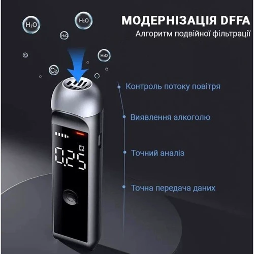 Алкотестер Inspire H6 бесконтактный со встроенным аккумулятором (alc-h6) фото 3