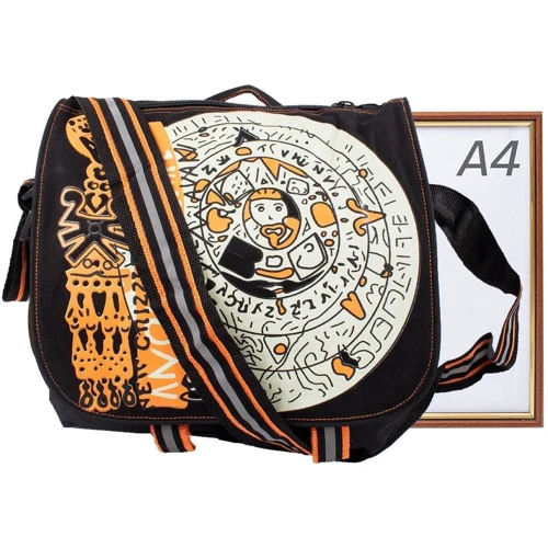 Чоловіча сумка почтальонка Valiria Fashion чорна (DS16-2): Матеріал Текстиль
