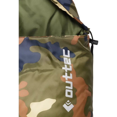 Спальный мешок Outtec одеяло с капюшоном камуфляж (5907766665922): Материал внешней ткани полиэстер 190T
