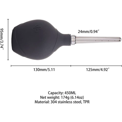 Интимный душ LOCKINK Sevanda Stream Enema Bulb