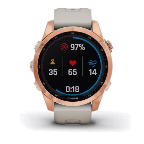 Смарт-часы Garmin Fenix 7S Solar Rose Gold with Light Sand Band (010-02539-11): Совместимые ОС Android / iOS