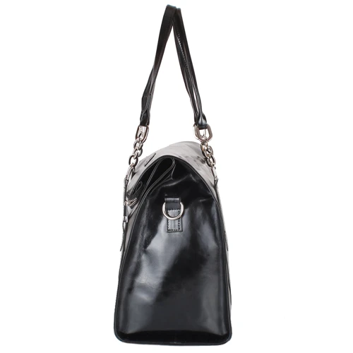 Женская сумка тоут Laskara черная (LK10201-black) фото 14