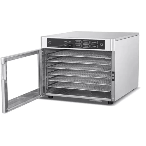 Сушарка для фруктів та овочів Tekhniko DH-06F-SS (6 лотків 30х28 см)