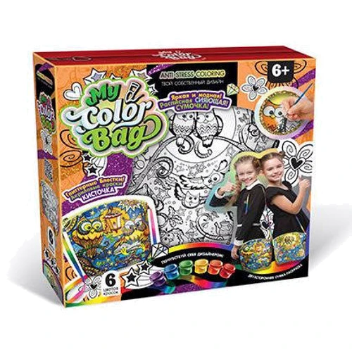 Комплект креативного творчості My Color Bag сумка-розмальовка міні (6833DT)